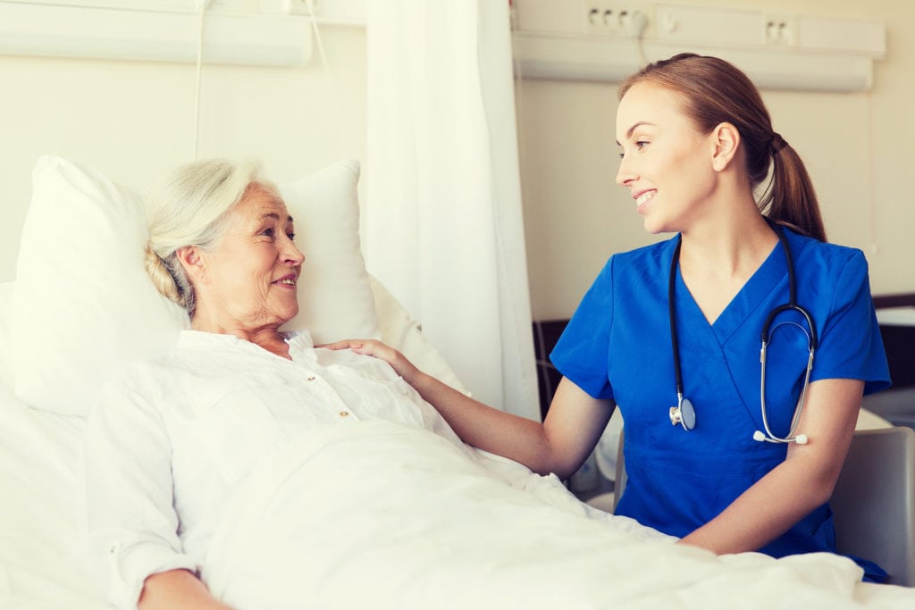 A skilled nurse and client in Glenolden, PA A skilled nurse and client in Glenolden, PA